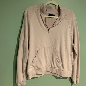 Light Pink Sweatshirt with Stomach Pocket